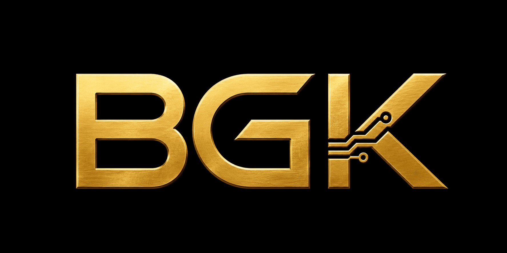 BGK 골드 로고